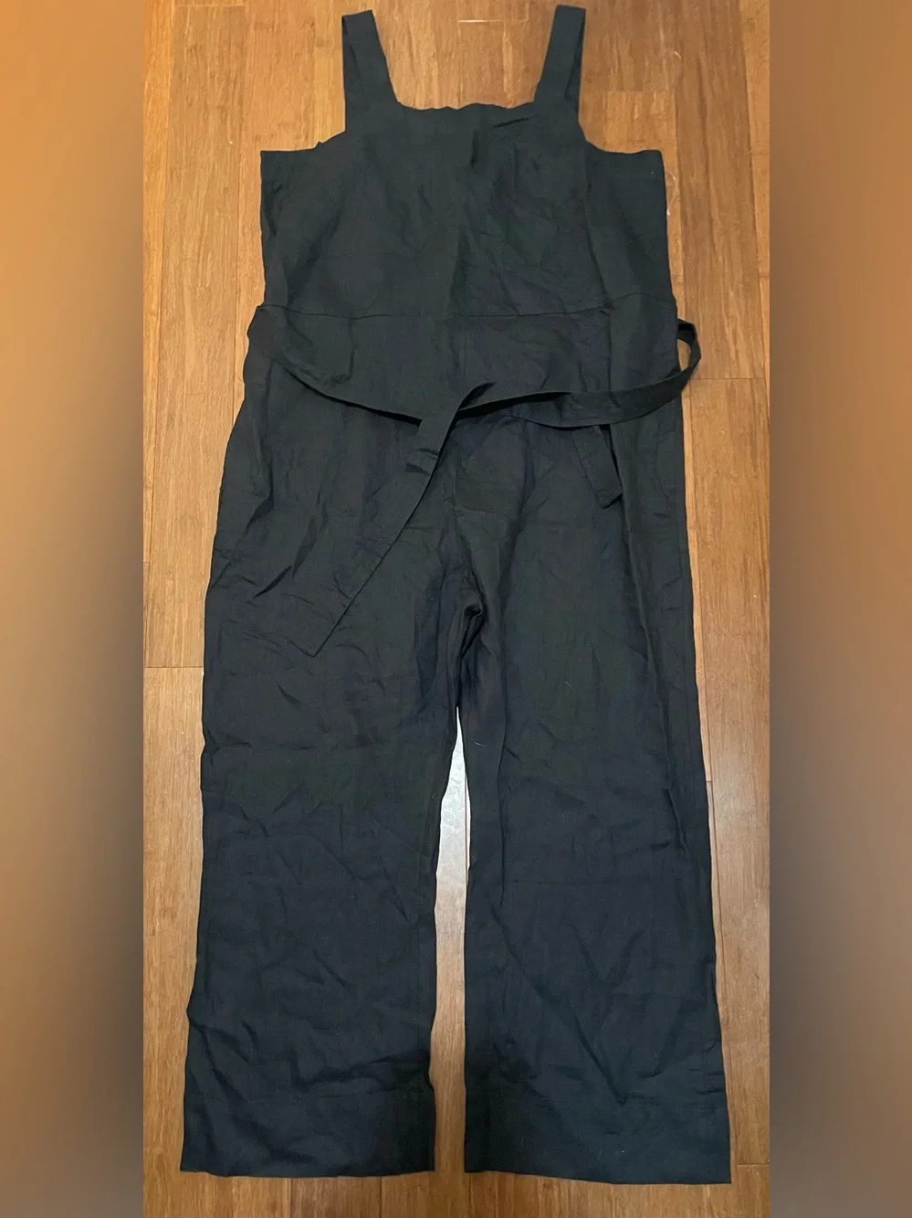 Quince overalls black